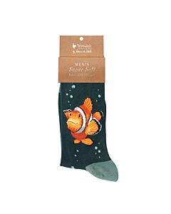 Wrendale Designs Clowning Around Fish Mens Socks